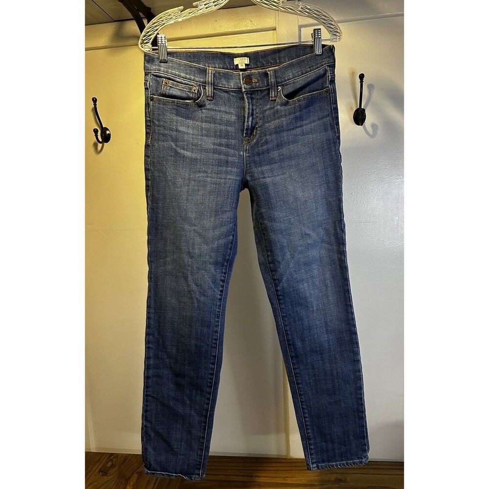 J Crew Women’s Stretch Skinny Jeans Dark Wash Size 10/30